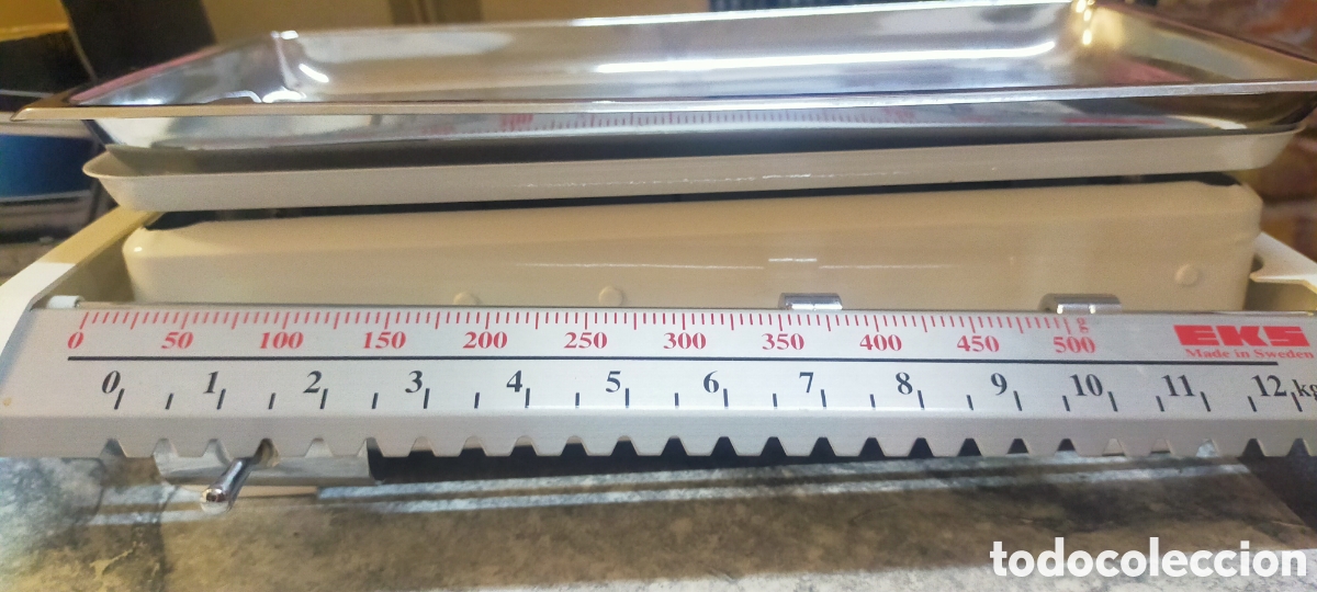 Antig&uuml;edades: B&aacute;scula cocina EKS 12,50 kg - Foto 8