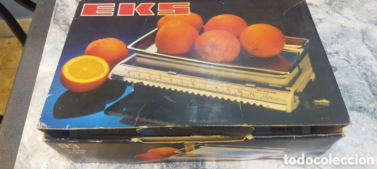Antig&uuml;edades: B&aacute;scula cocina EKS 12,50 kg - Foto 9