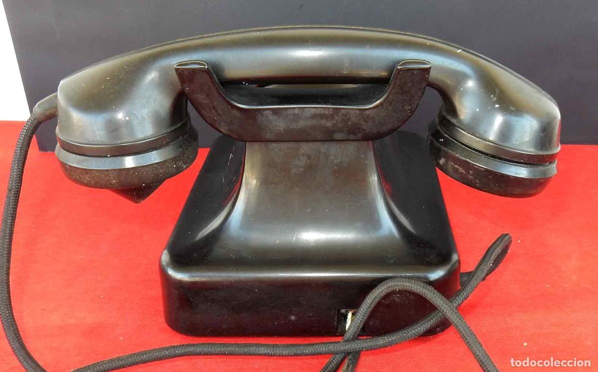 Tel&eacute;fonos: Tel&eacute;fono antiguo de baquelita - Foto 6