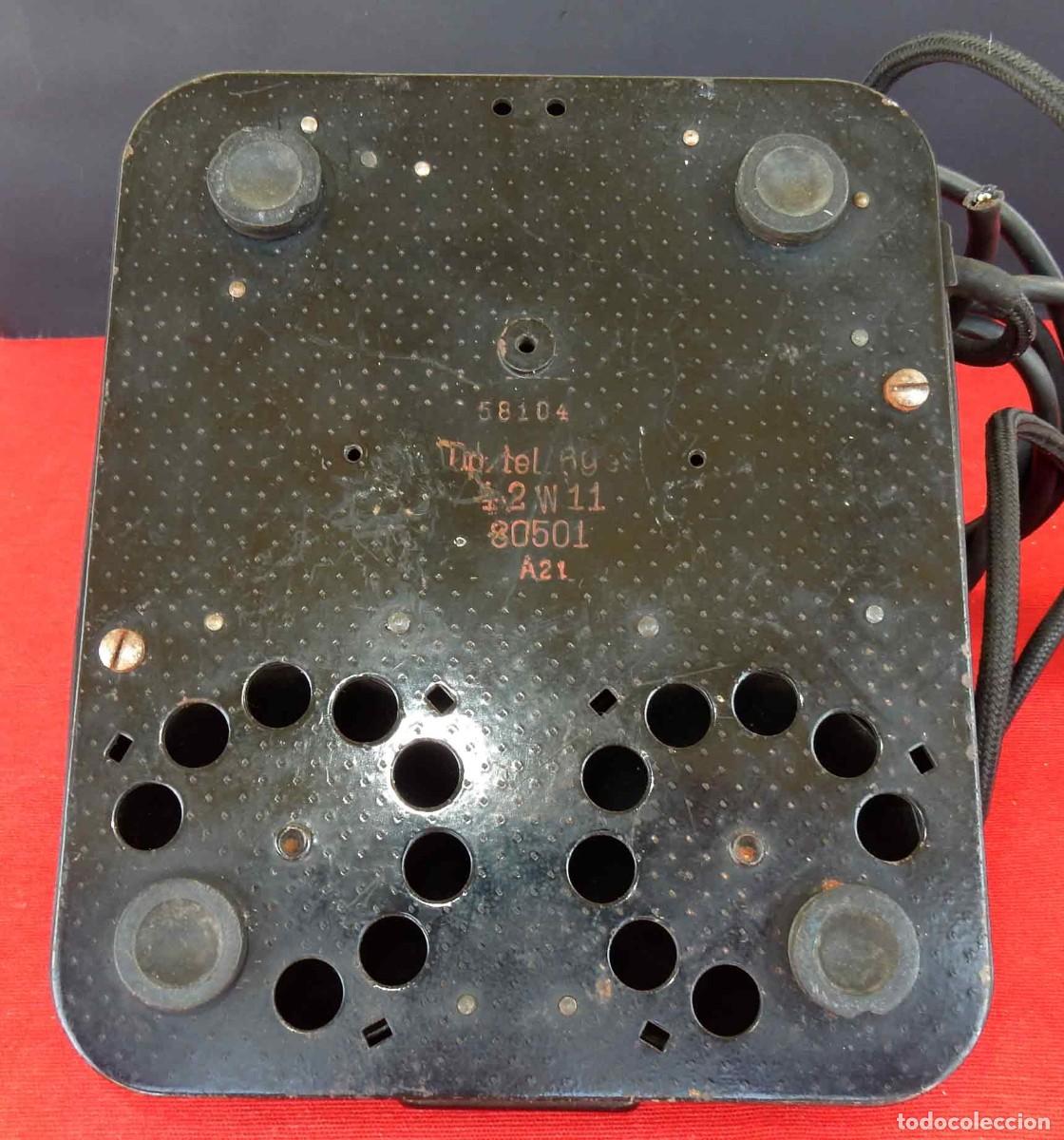 Tel&eacute;fonos: Tel&eacute;fono antiguo de baquelita - Foto 7