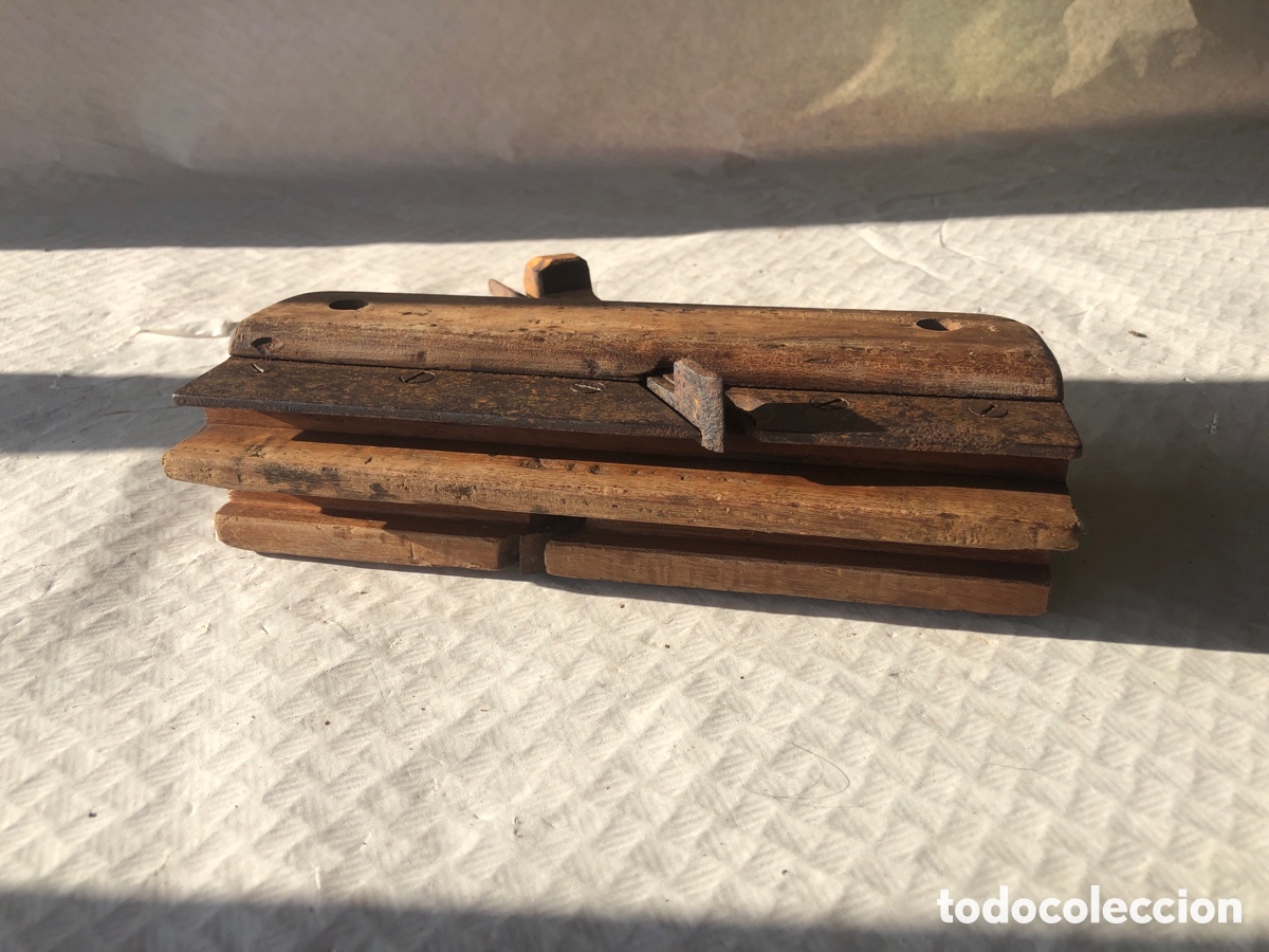 Antig&uuml;edades: Antiguo cepillo acanalador de carpintero (2) - Foto 3