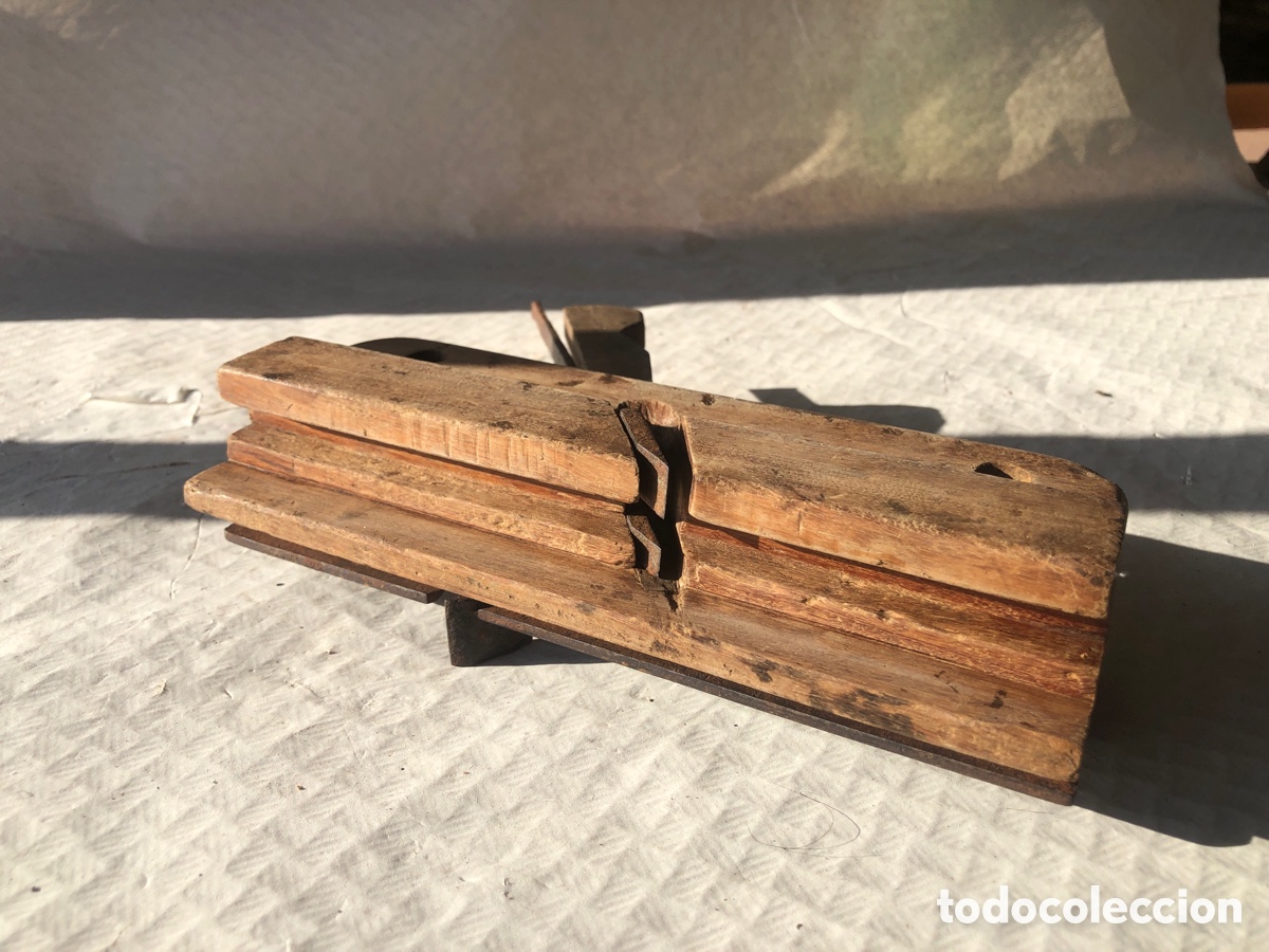 Antig&uuml;edades: Antiguo cepillo acanalador de carpintero (2) - Foto 4