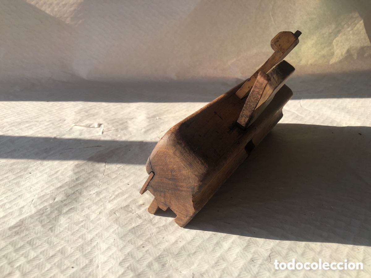 Antig&uuml;edades: Antiguo cepillo acanalador de carpintero (2) - Foto 5