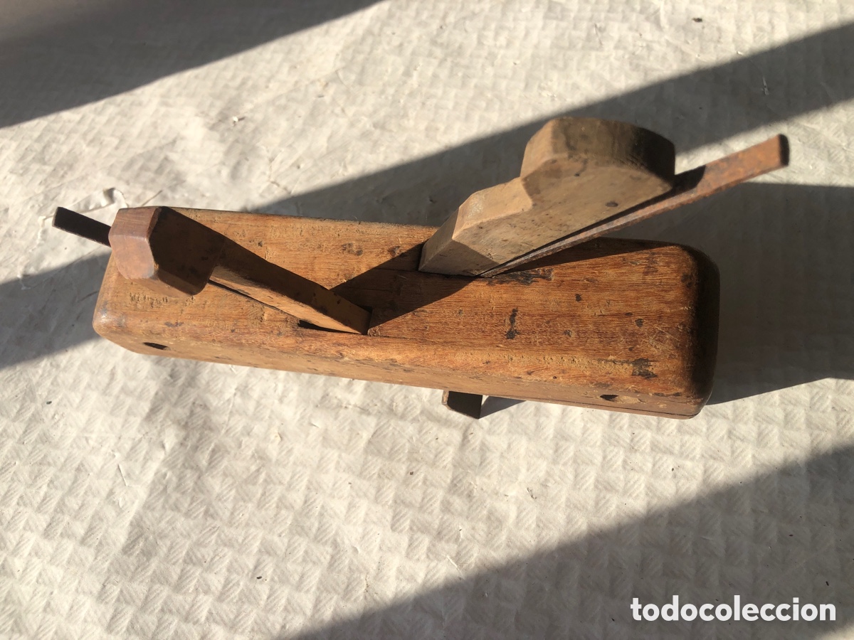 Antig&uuml;edades: Antiguo cepillo acanalador de carpintero (2) - Foto 8