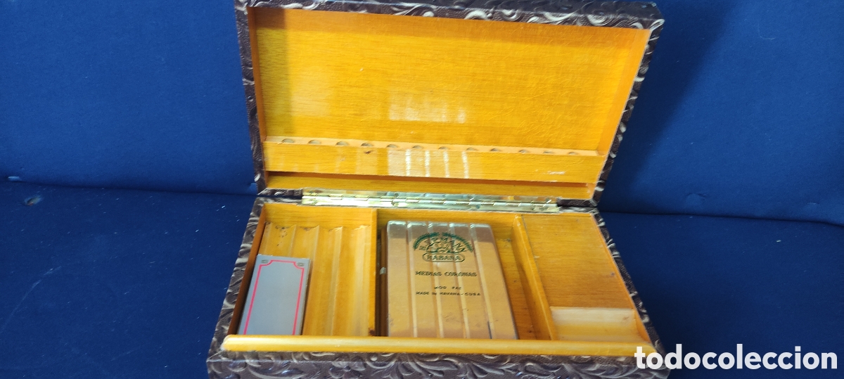 Antig&uuml;edades: Caja musical de puros - Foto 3