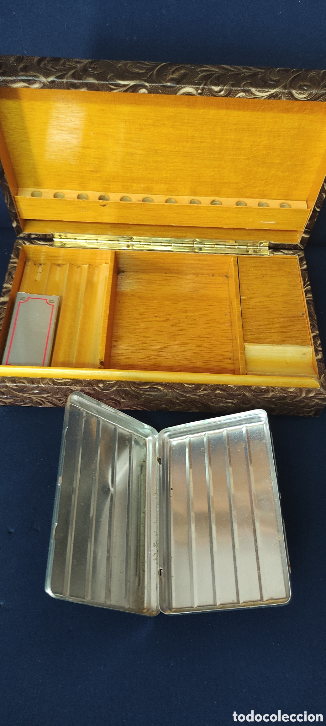 Antig&uuml;edades: Caja musical de puros - Foto 7