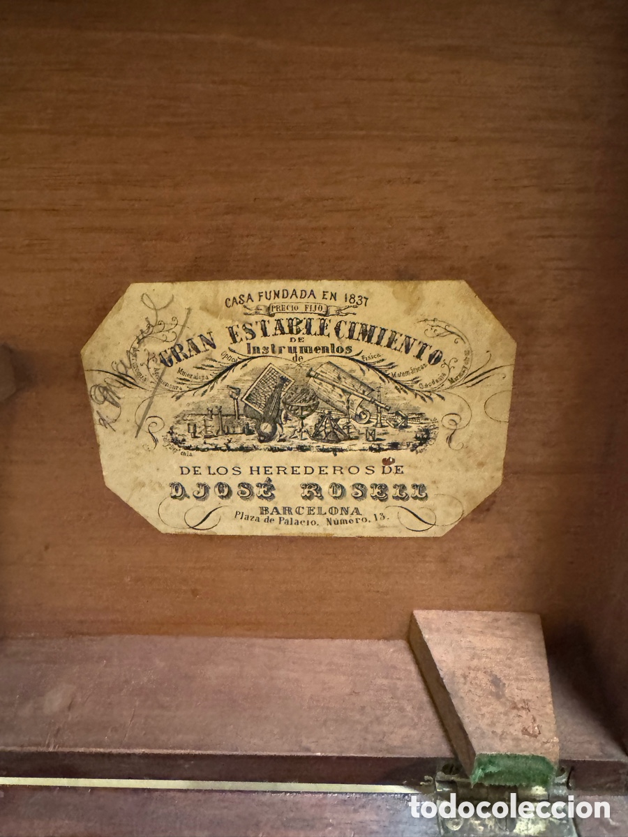 Antig&uuml;edades: Sextante con caja de madera - Foto 3