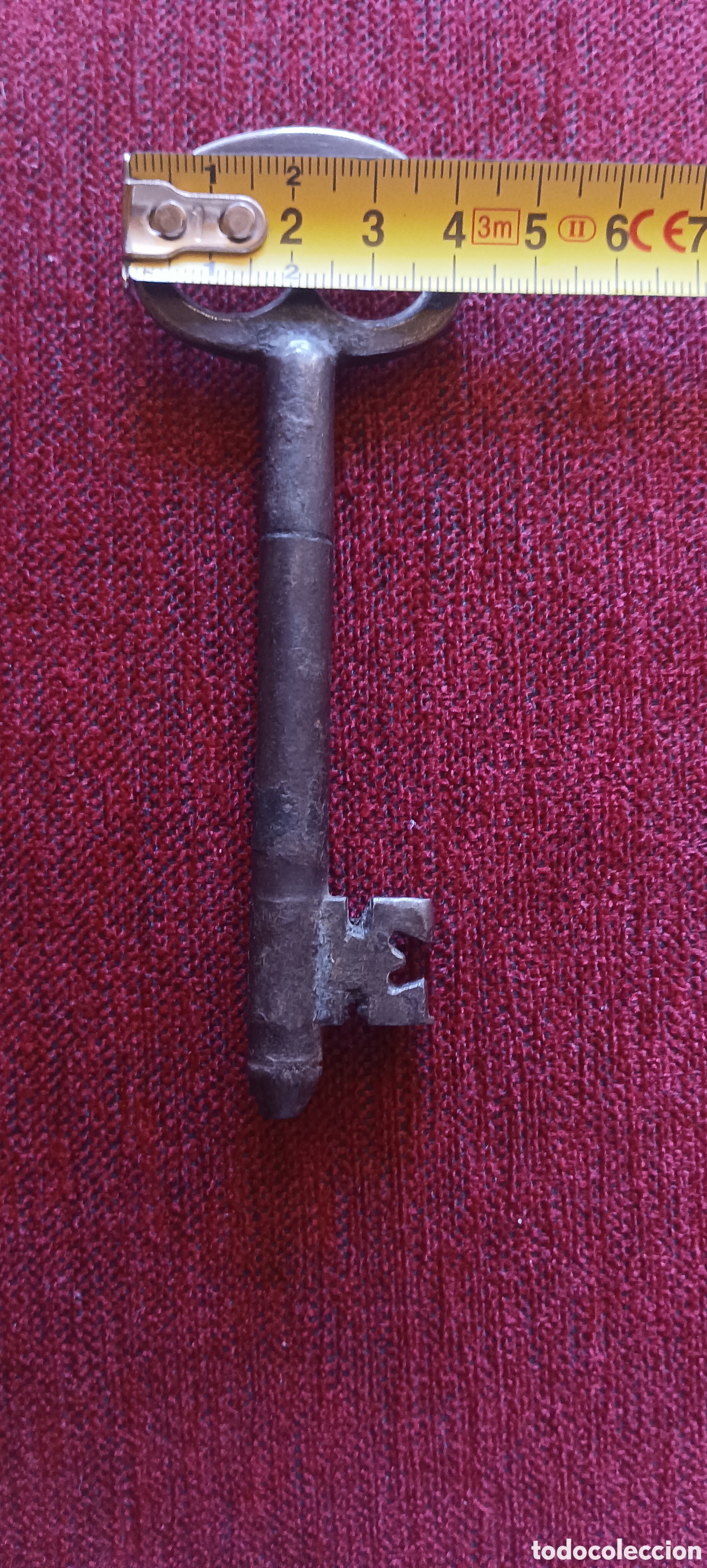 Antig&uuml;edades: ANTIGUA LLAVE DE HIERRO FORJADO. - Foto 6