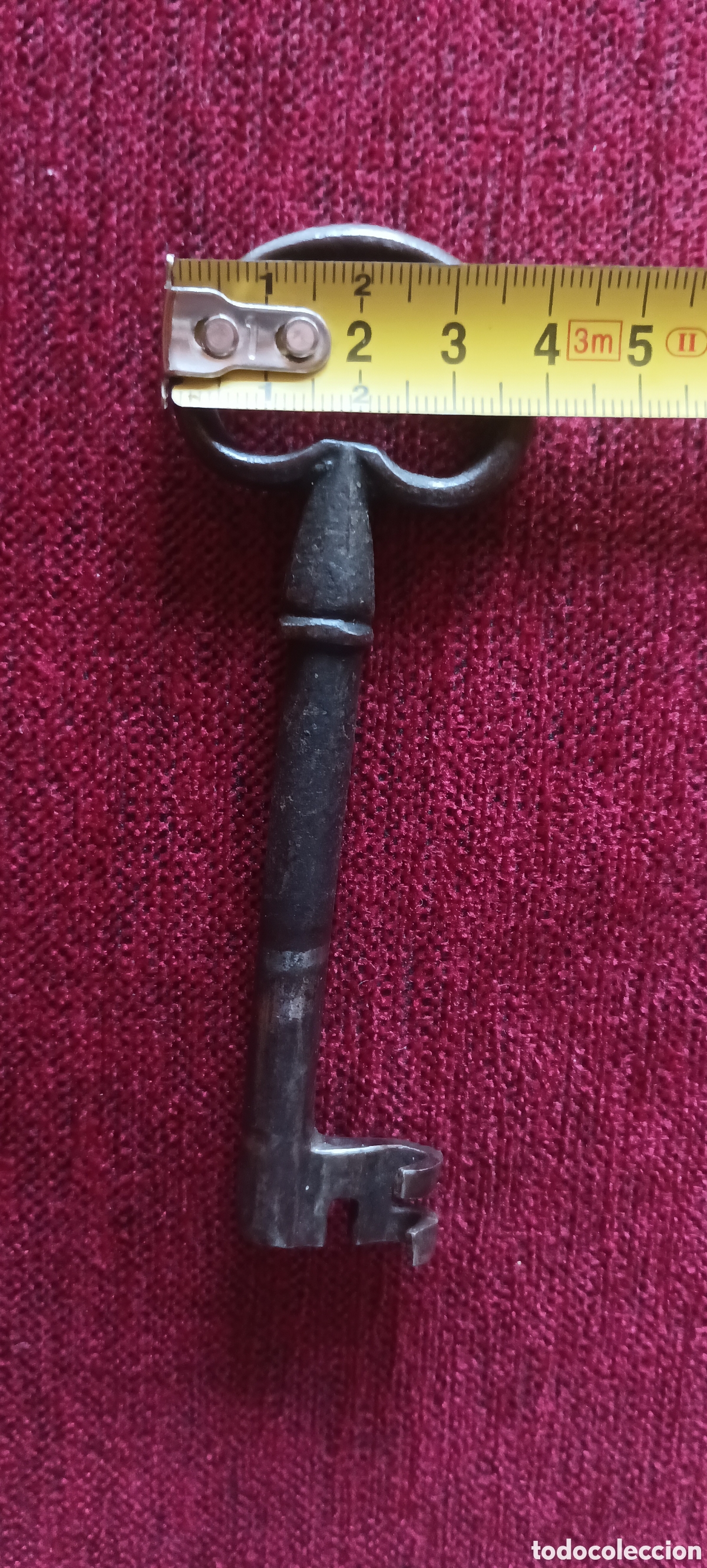 Antig&uuml;edades: Antigua llave de hierro forjado - Foto 8