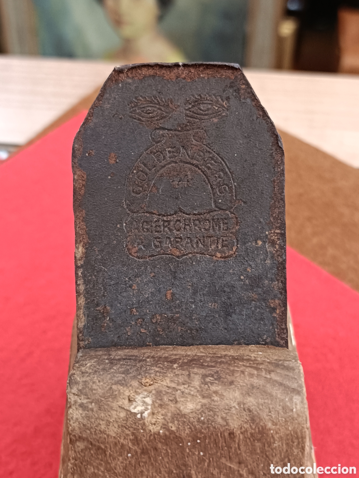 Antig&uuml;edades: GARLOPIN, CEPILLO ANTIGUO DE CARPINTERO - Foto 2