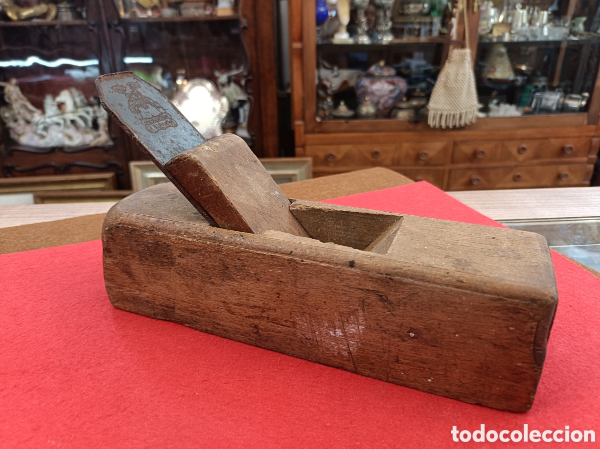 Antig&uuml;edades: GARLOPIN, CEPILLO ANTIGUO DE CARPINTERO - Foto 1