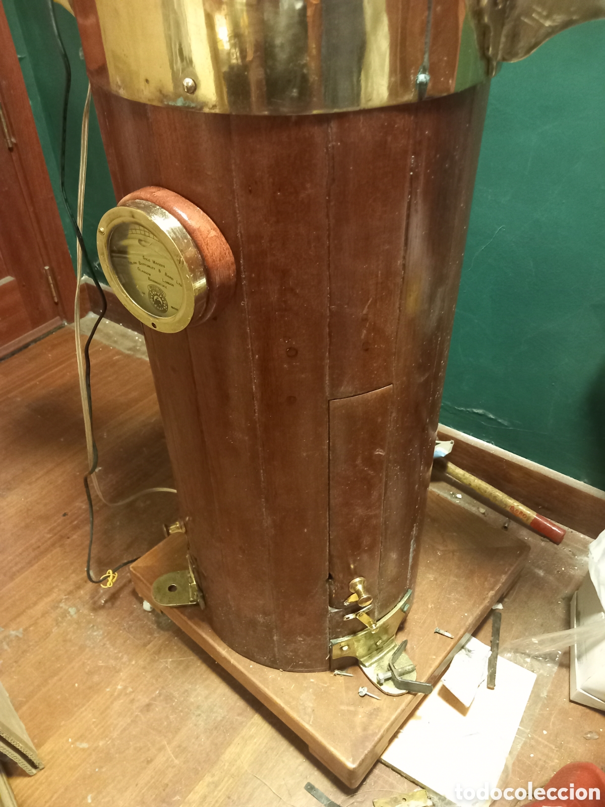 Antig&uuml;edades: Bitacora a&ntilde;os 40 totalmente original de museo - Foto 4