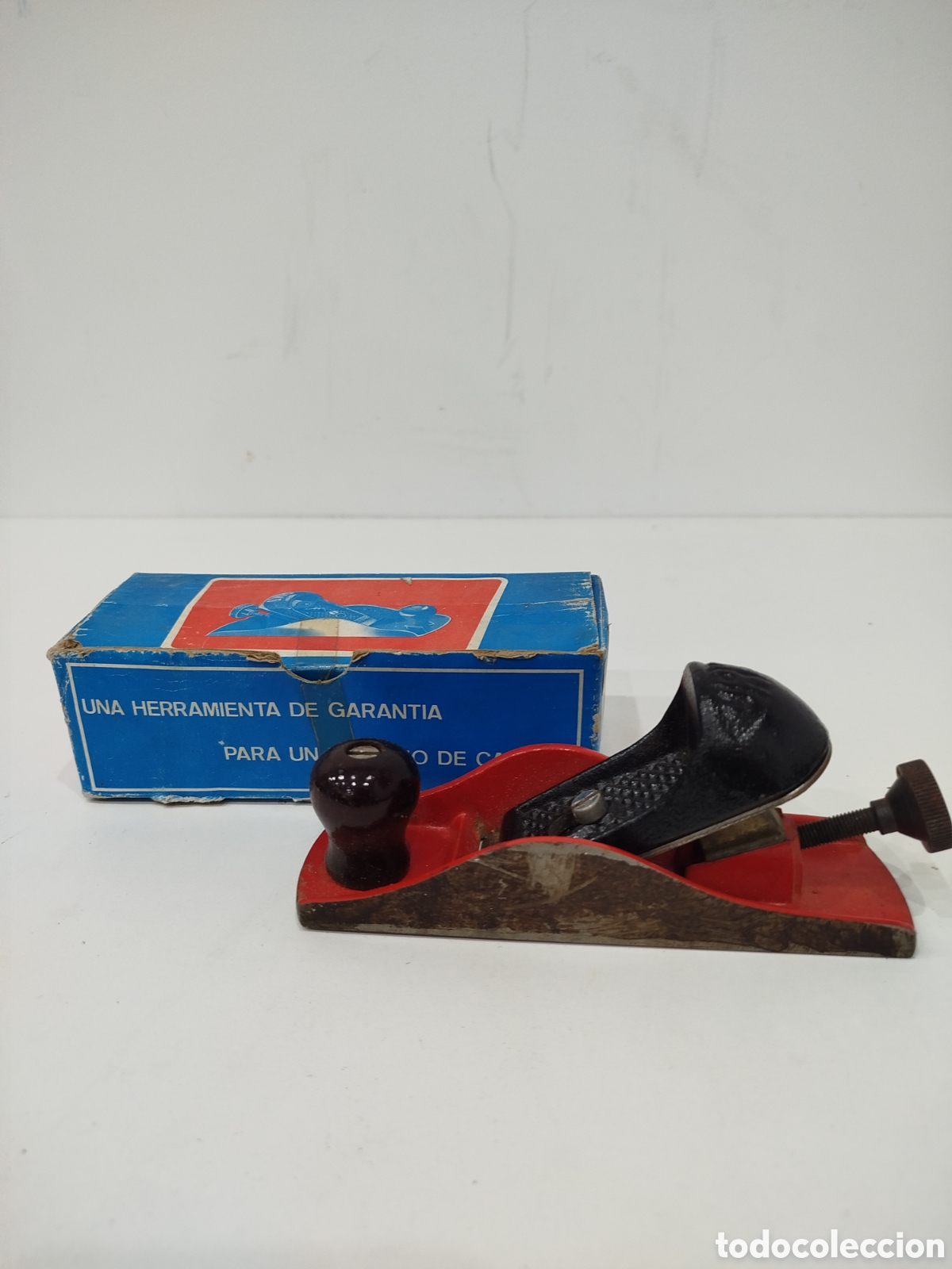 Antig&uuml;edades: ANTIGUO CEPILLO MANUAL DE LA MARCA URKO PARA MADERA - Foto 2