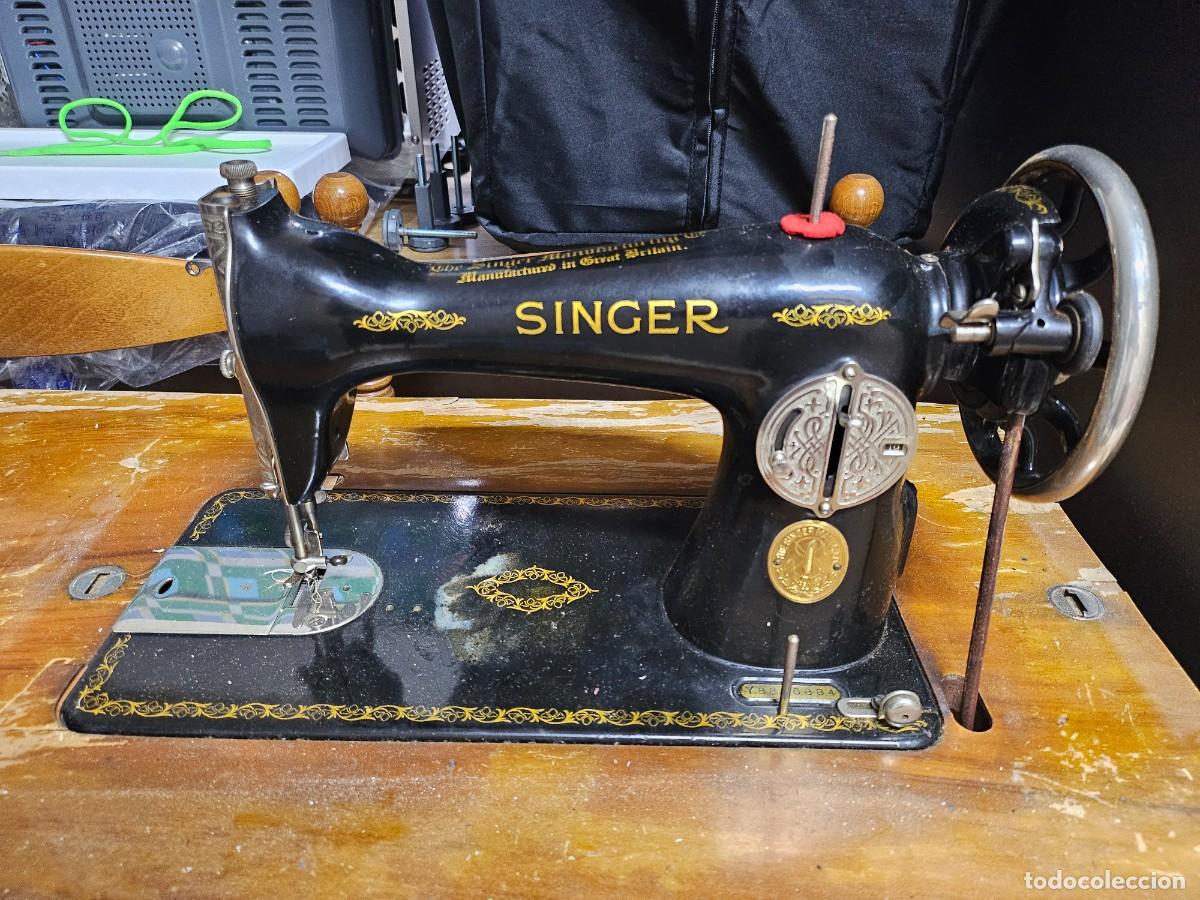 Antig&uuml;edades: M&aacute;quina de coser Singer - Foto 3