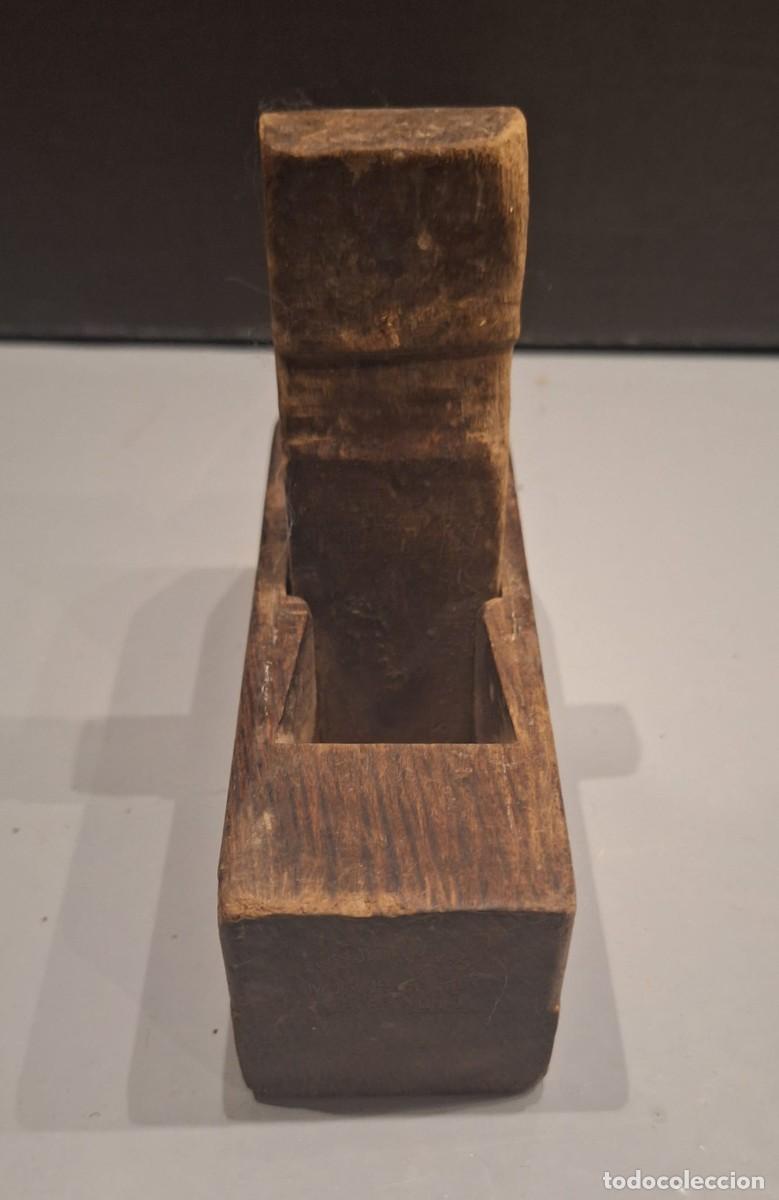 Antig&uuml;edades: CEPILLO DE CARPINTERO ANTIGUO EN MADERA (Sin cuchilla) - Foto 3