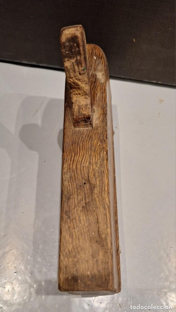 Antig&uuml;edades: CEPILLO DE CARPINTERO ANTIGUO EN MADERA CON TAPA DE SEGURIDAD - Foto 3