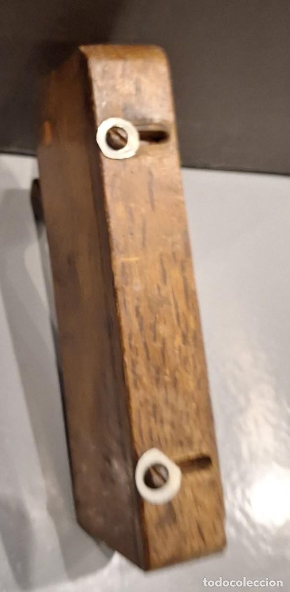 Antig&uuml;edades: CEPILLO DE CARPINTERO ANTIGUO EN MADERA CON TAPA DE SEGURIDAD - Foto 4