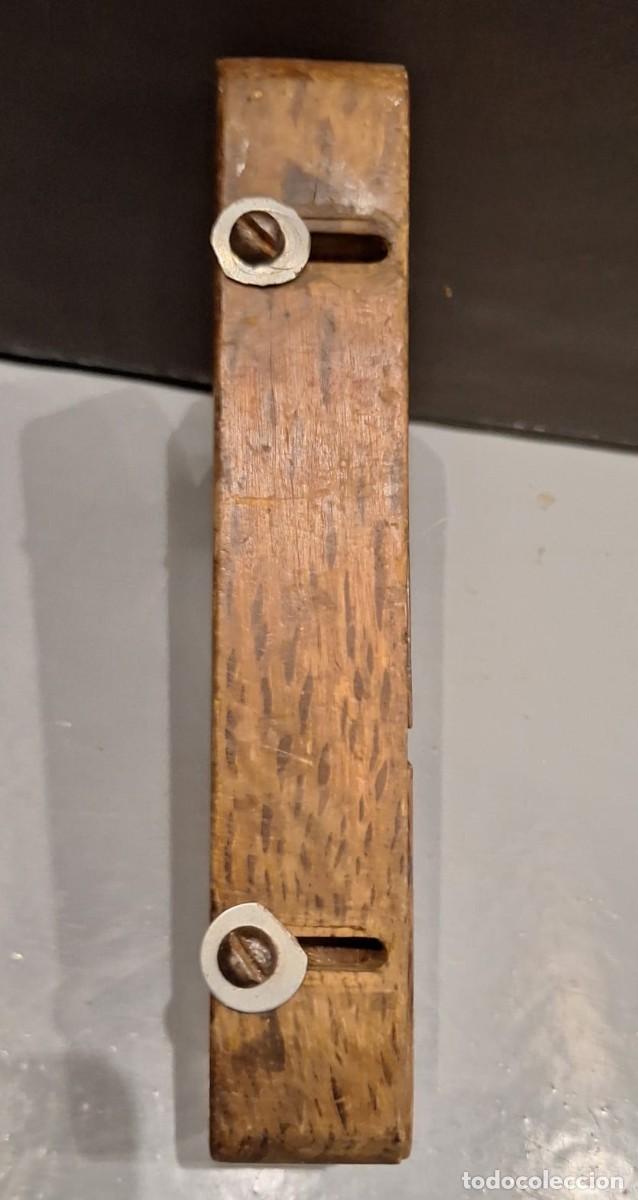 Antig&uuml;edades: CEPILLO DE CARPINTERO ANTIGUO EN MADERA CON TAPA DE SEGURIDAD - Foto 5