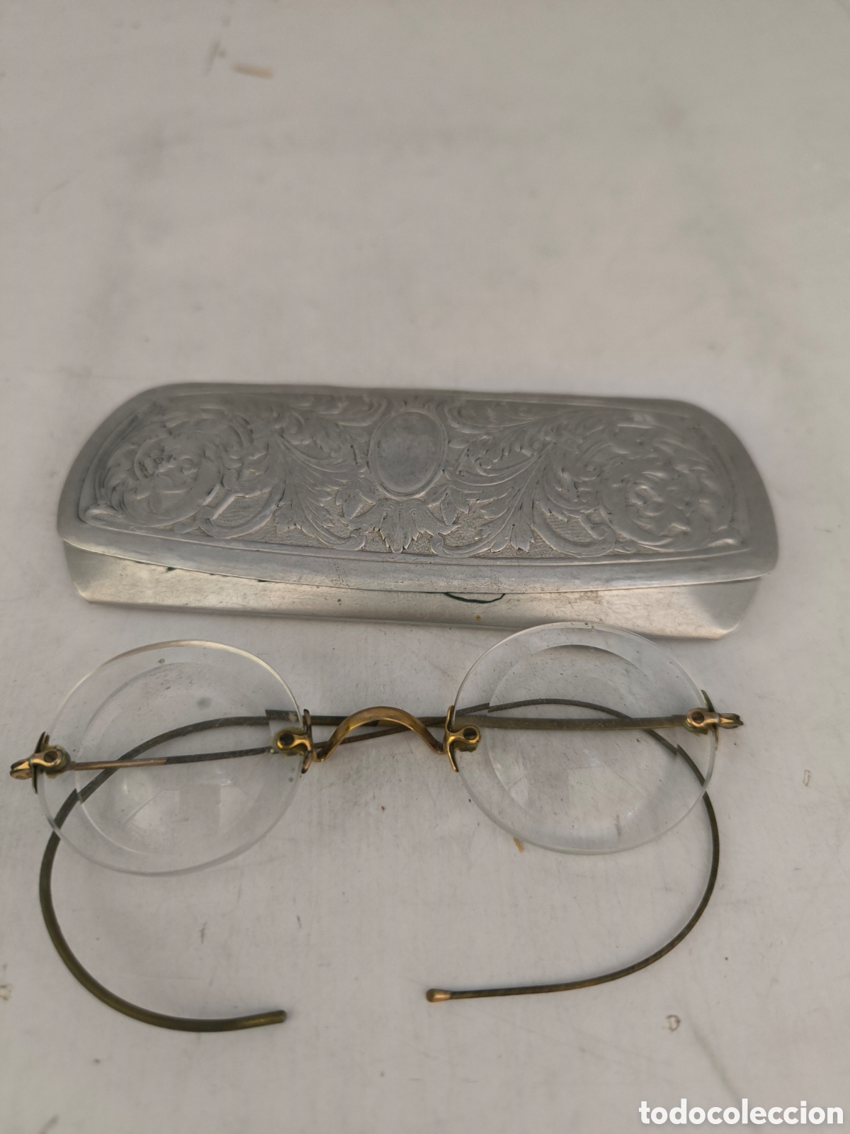 Antig&uuml;edades: Gafas antiguas tipo Quevedo - Foto 2