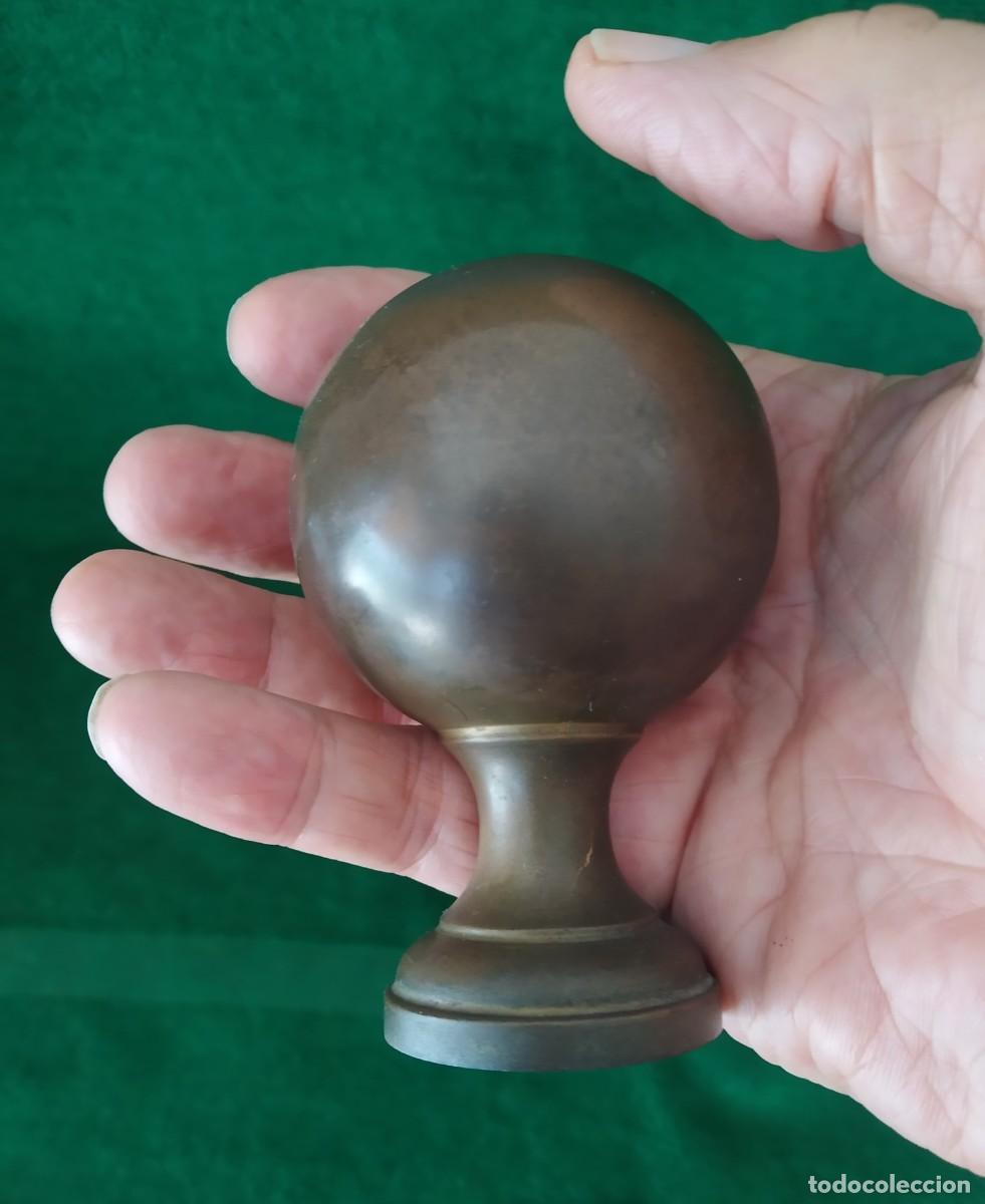 Antig&uuml;edades: SEIS POMOS ANTIGUOS BRONCE LATON. - Foto 10