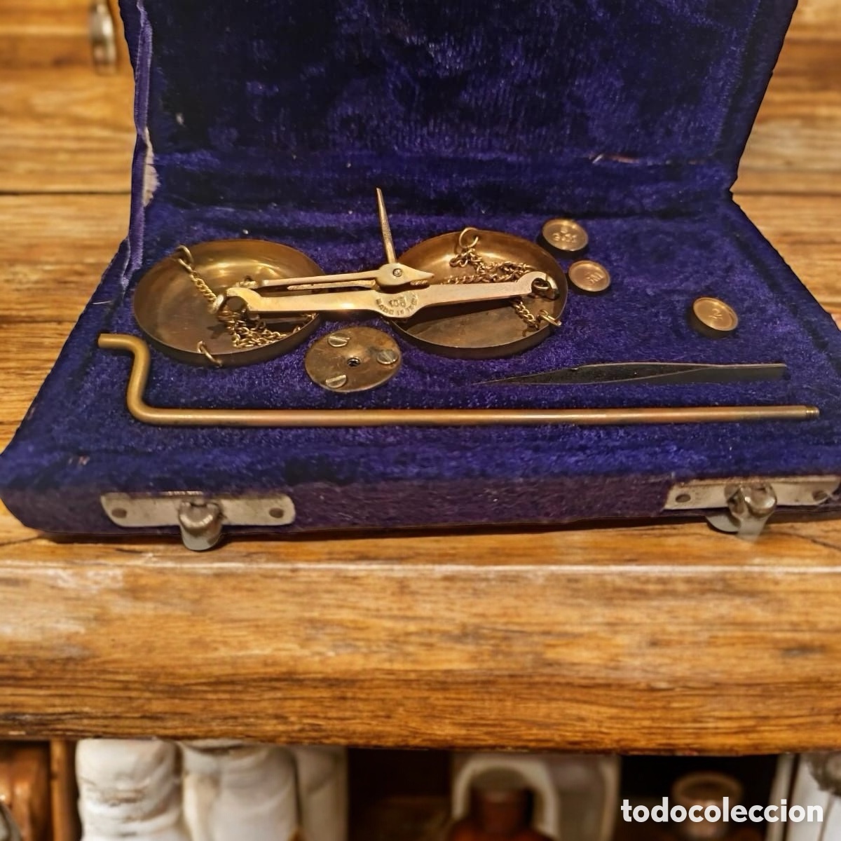 Antig&uuml;edades: Balanza de precisi&oacute;n antigua - Foto 3