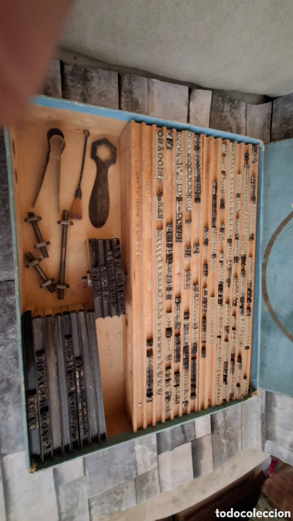 Antig&uuml;edades: Imprenta vintage &uacute;nica - Foto 3
