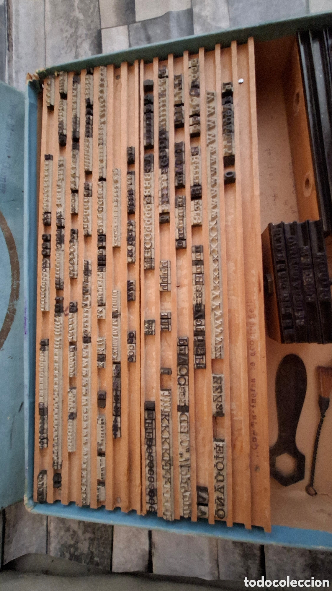 Antig&uuml;edades: Imprenta vintage &uacute;nica - Foto 4