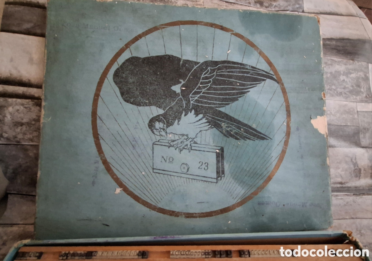 Antig&uuml;edades: Imprenta vintage &uacute;nica - Foto 5