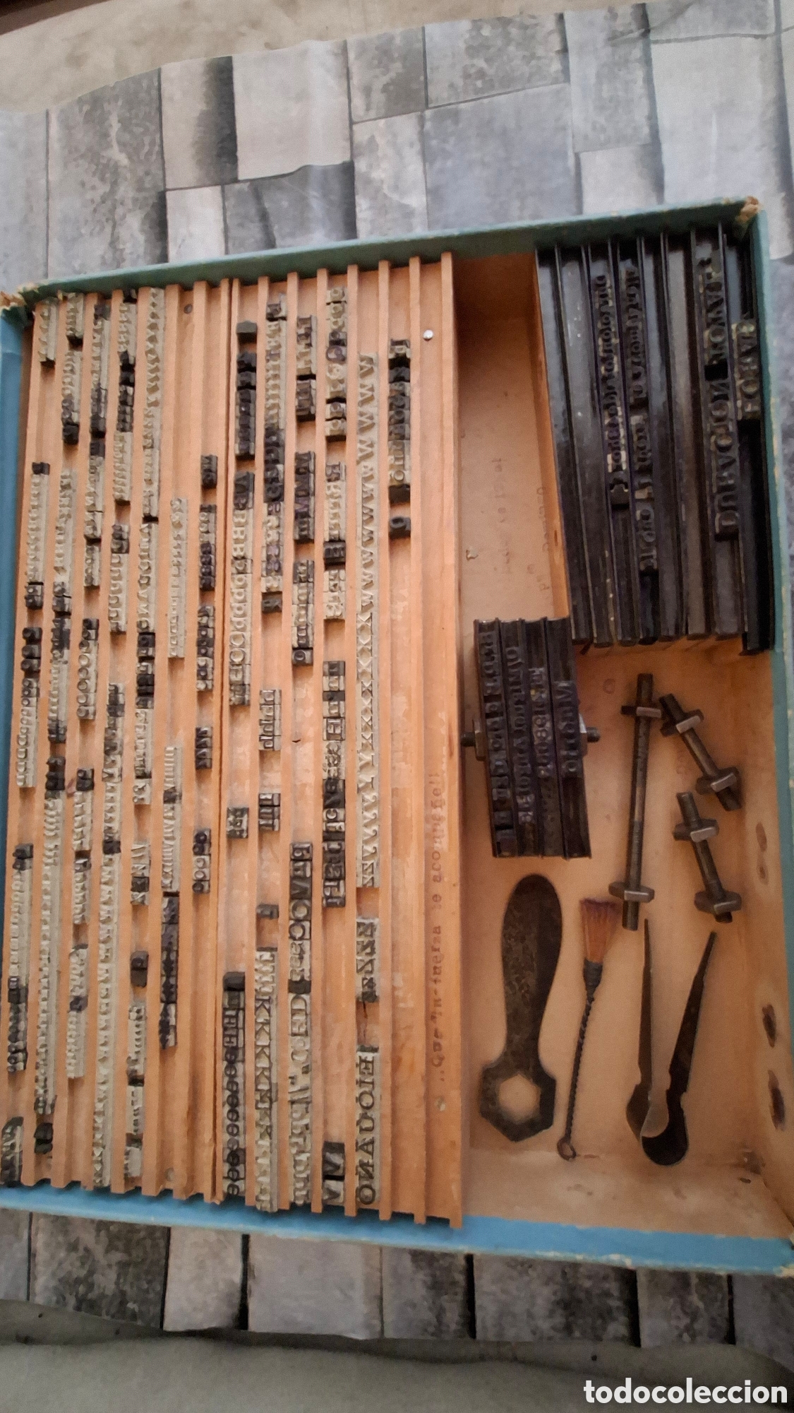 Antig&uuml;edades: Imprenta vintage &uacute;nica - Foto 6