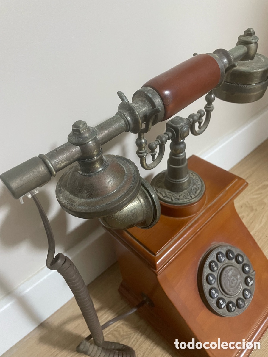 Tel&eacute;fonos: Tel&eacute;fono imitaci&oacute;n antiguo - Foto 4