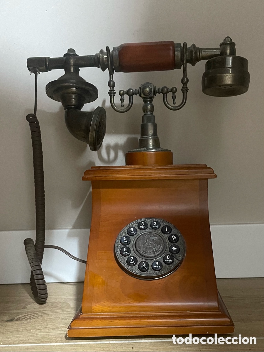 Tel&eacute;fonos: Tel&eacute;fono imitaci&oacute;n antiguo - Foto 1