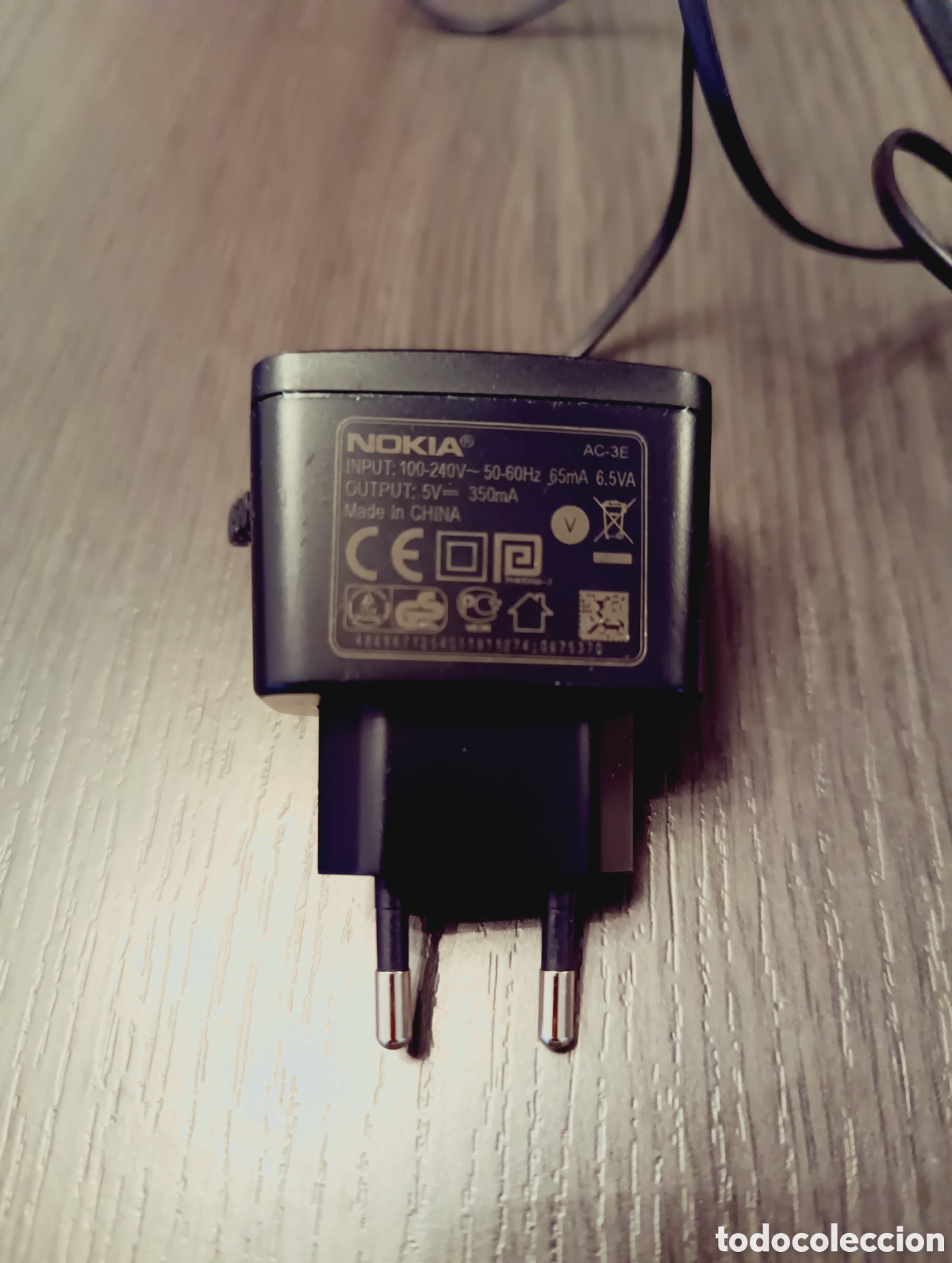Tel&eacute;fonos: Antiguo CARGADOR de Tel&eacute;fono NOKIA - Foto 3