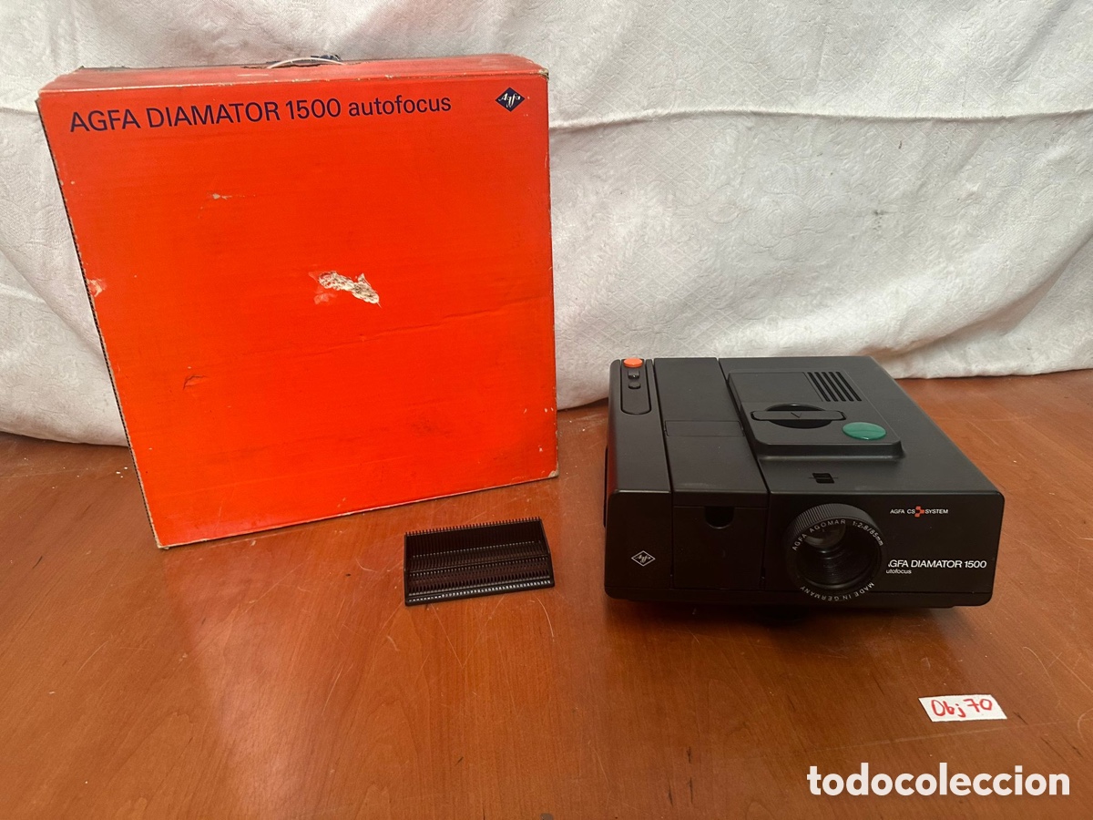 Antig&uuml;edades: Proyector diapositivas AGFA DIAMATOR 1500 AUTOFOCUS - Foto 1