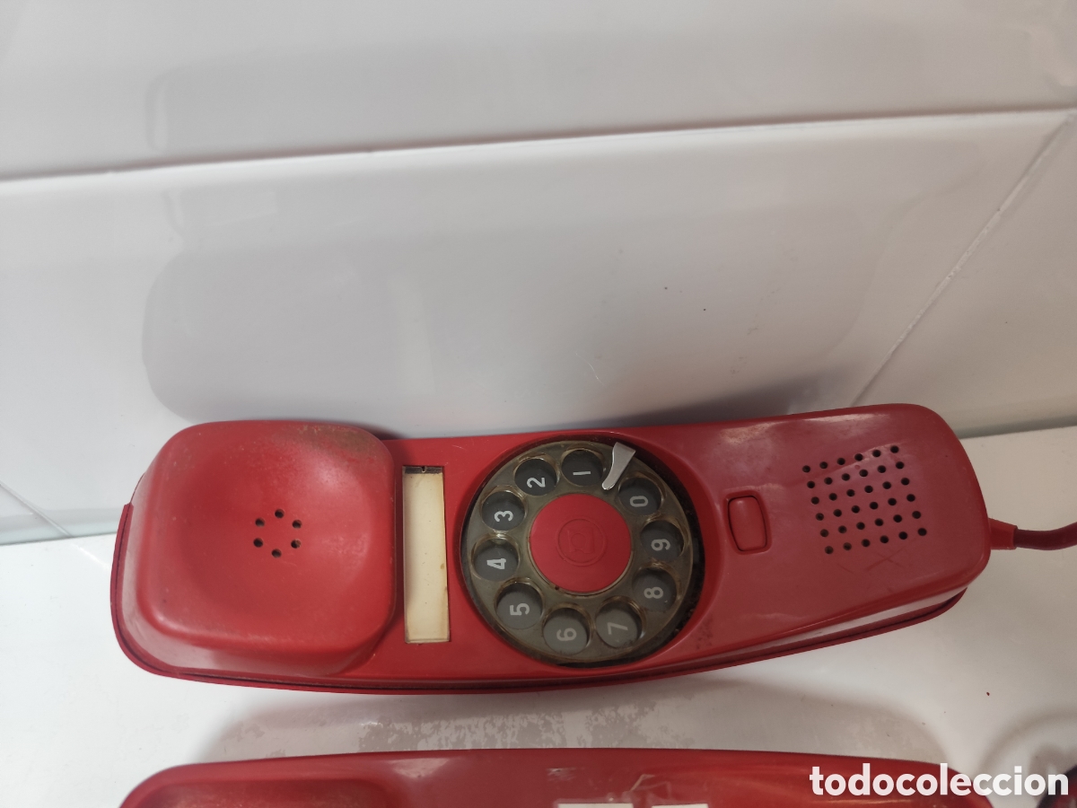 Tel&eacute;fonos: Tel&eacute;fono g&oacute;ndola rojo - Foto 2