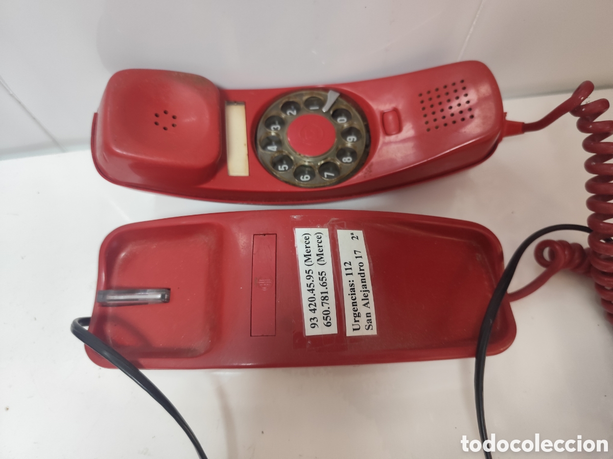 Tel&eacute;fonos: Tel&eacute;fono g&oacute;ndola rojo - Foto 3