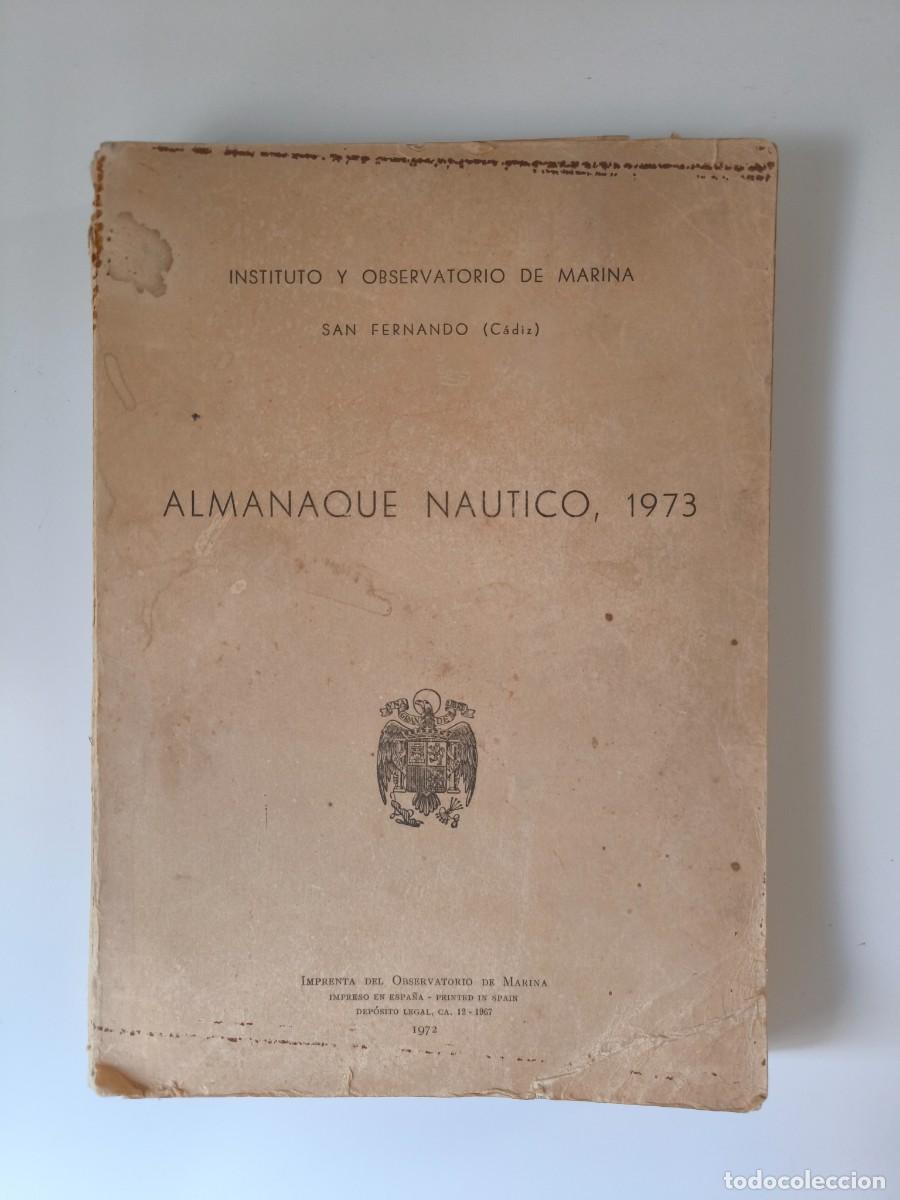 Antig&uuml;edades: ANTIGUO LIBRO ALMANAQUE N&Aacute;UTICO - Foto 1