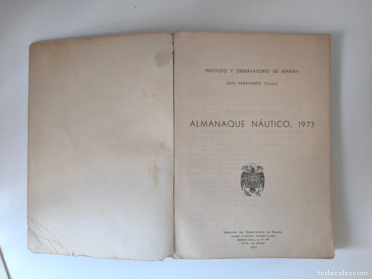Antig&uuml;edades: ANTIGUO LIBRO ALMANAQUE N&Aacute;UTICO - Foto 3