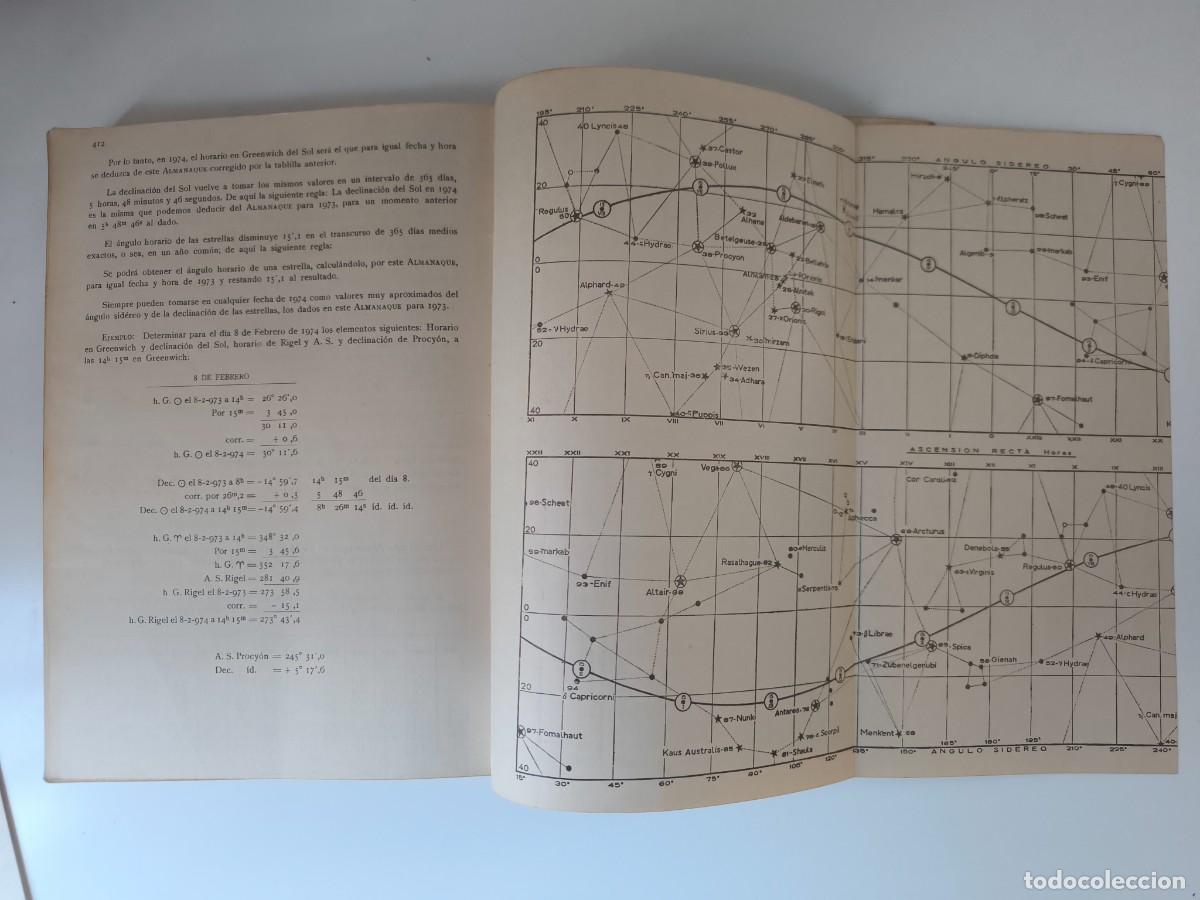 Antig&uuml;edades: ANTIGUO LIBRO ALMANAQUE N&Aacute;UTICO - Foto 5