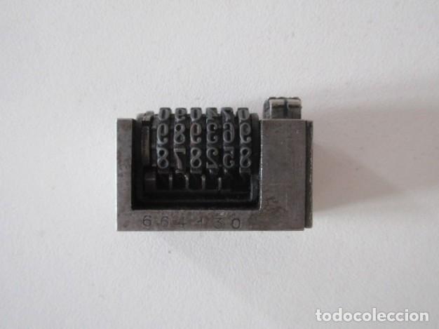 Antig&uuml;edades: NUMERADOR TIPOGR&Aacute;FICO DE IMPRENTA - Foto 2