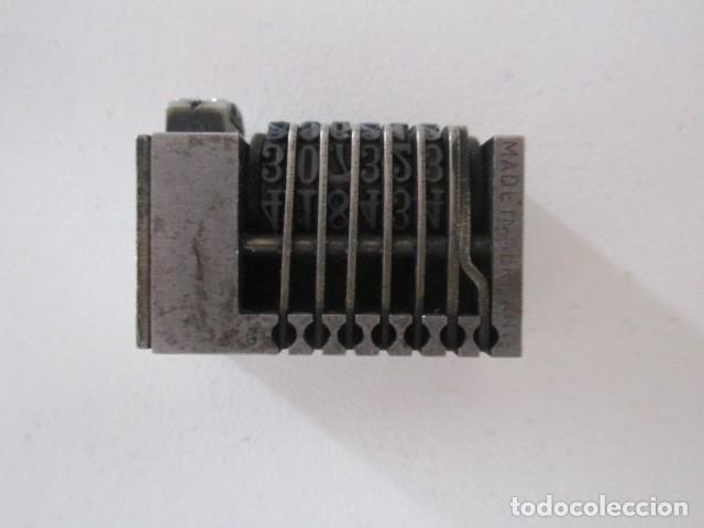 Antig&uuml;edades: NUMERADOR TIPOGR&Aacute;FICO DE IMPRENTA - Foto 3