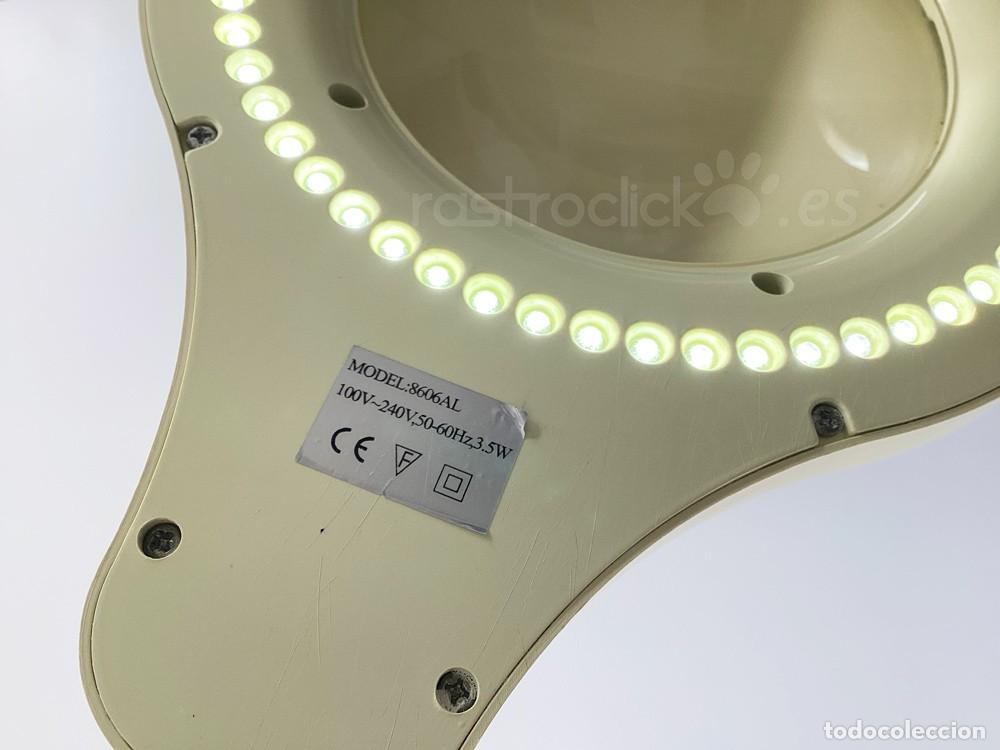 Antig&uuml;edades: Lupa Flexo 60 LEDS de 5 dioptr&iacute;as 8606AL - Foto 6