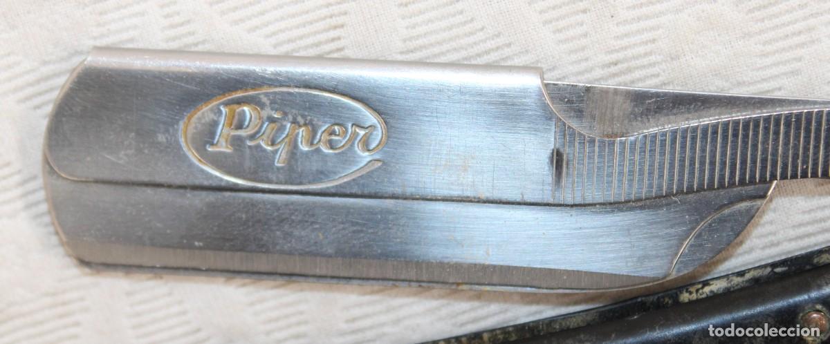 Antig&uuml;edades: PAREJA DE NAVAJAS DE BARBERO DE LA MARCA PIPER - Foto 4