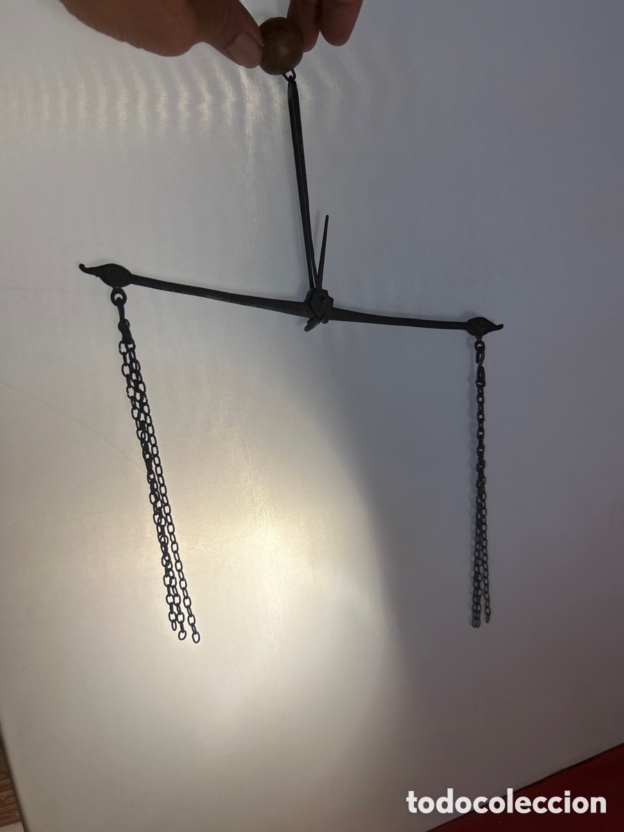 Antig&uuml;edades: BALANZA ANTIGUA HIERRO FORJADO - Foto 2