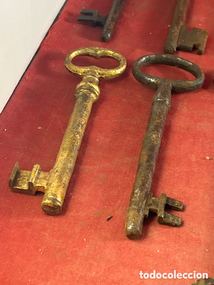 Antig&uuml;edades: GRAN COLECCI&Oacute;N DE LLAVES ANTIGUAS DE FORJA - Foto 4