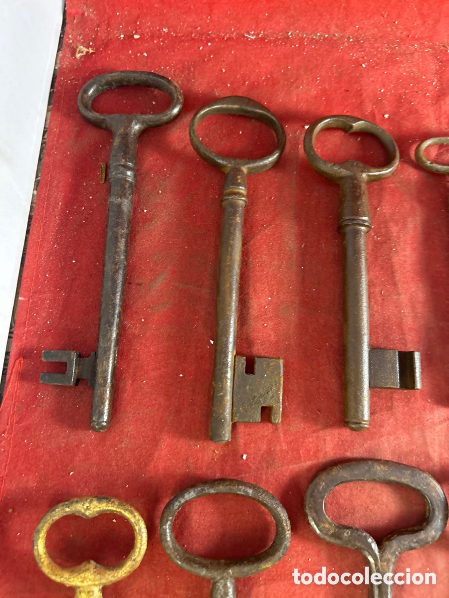Antig&uuml;edades: GRAN COLECCI&Oacute;N DE LLAVES ANTIGUAS DE FORJA - Foto 8
