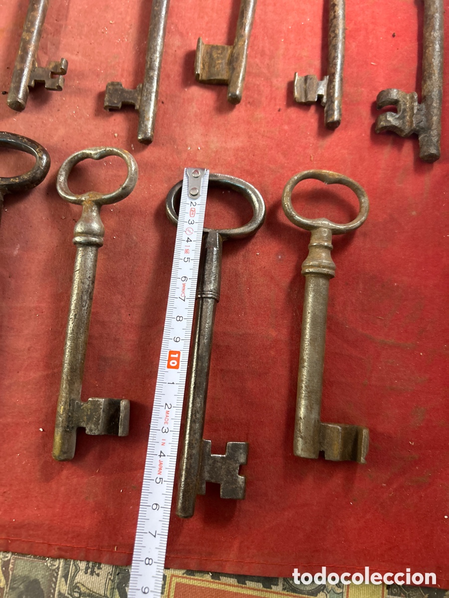 Antig&uuml;edades: GRAN COLECCI&Oacute;N DE LLAVES ANTIGUAS DE FORJA - Foto 11
