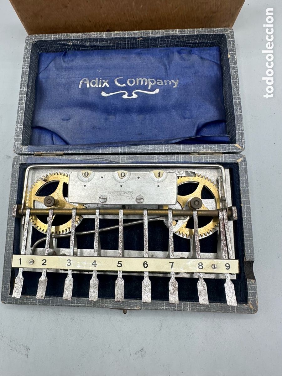 Antig&uuml;edades: Calculadora Adix estuche original - Foto 3
