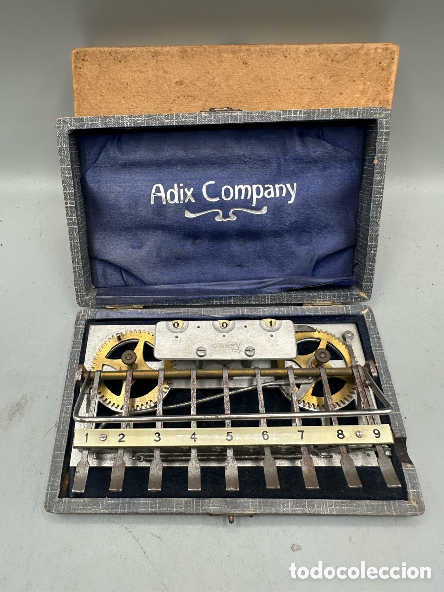 Antig&uuml;edades: Calculadora Adix estuche original - Foto 5