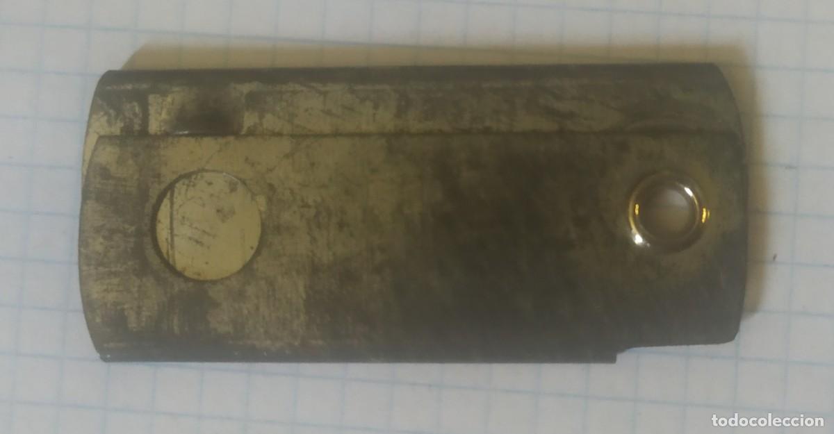 Antig&uuml;edades: Cuchilla de afeitar con funda plegable - Foto 1