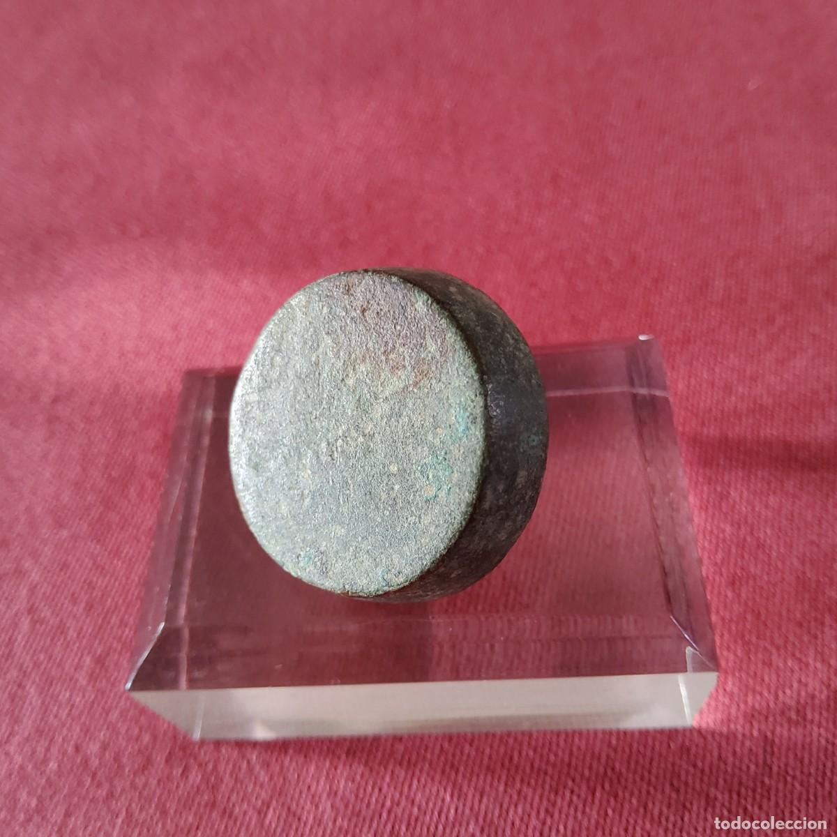 Antig&uuml;edades: ANTIGUA PESA PONDERAL DE BRONCE - Foto 4